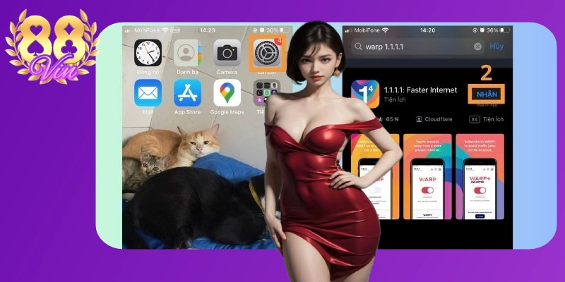 Cài đặt 1.1.1.1 để truy cập cổng game 88vin không bị chặn